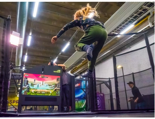 Дополненная реальность на батуте "ValoJump"